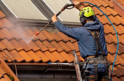 Démoussage et hydrofuge de toiture à Brue-Auriac